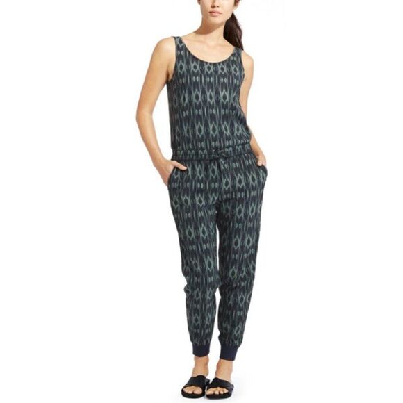 Athleta Ikat Crossback Romper Size 14 - Picture 1 of 6